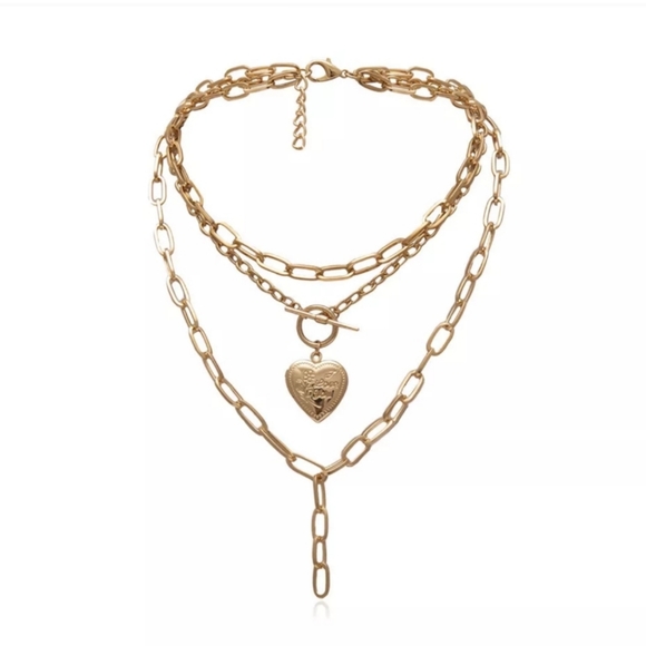 Punk Cuban Choker Necklace Collar Statement Steamp - Picture 4 of 8